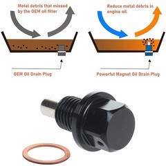 M14x1.5 M12*1.5 Car Universal Engine Magnetic Oil Drain Plug Screw Nut Bolt Sump