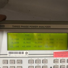 VOLTECH PM300 THREE PHASE POWER METER ANALYZER AB09/9213 100-120V / 220-240V 🎯
