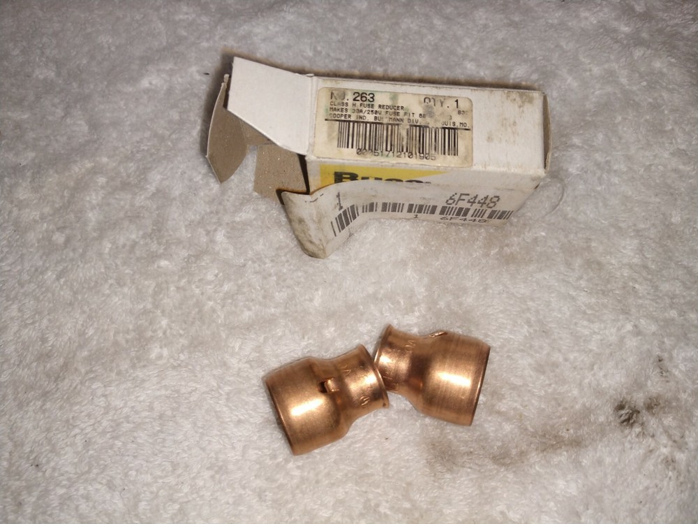 Bussman #263 Fuse Reducer, H, K, 30A, Holder 60A, 250V one set