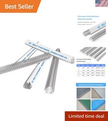 Industrial Conveyor Belt Splicing – 12PCS 316 Steel Fasteners, Easy Install