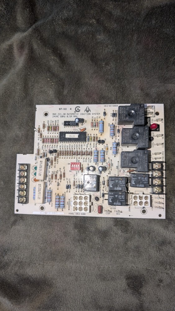OEM Rheem Ruud Furnace Control Circuit Board 62-24084-02 1012-920A GUARANTEED