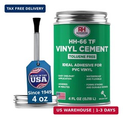 HH-66 Toluene Free Vinyl Cement 4 oz – Vinyl Adhesive, Cement Glue, Industrial C