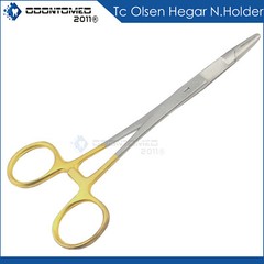 T/C PREMIUM GRADE OLSEN HEGAR NEEDLE HOLDER 5.5″ W/ TUNGSTEN CAR INSERTS
