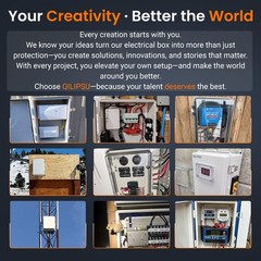 Junction Box IP67 Waterproof Plastic Electrical Enclosure Outdoor Weatherproo…