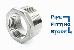 3″ x 2″ Stainless Steel Hex Reducer Bushing – NPT Pipe Reducer 3″ MNPT x 2″ FNPT