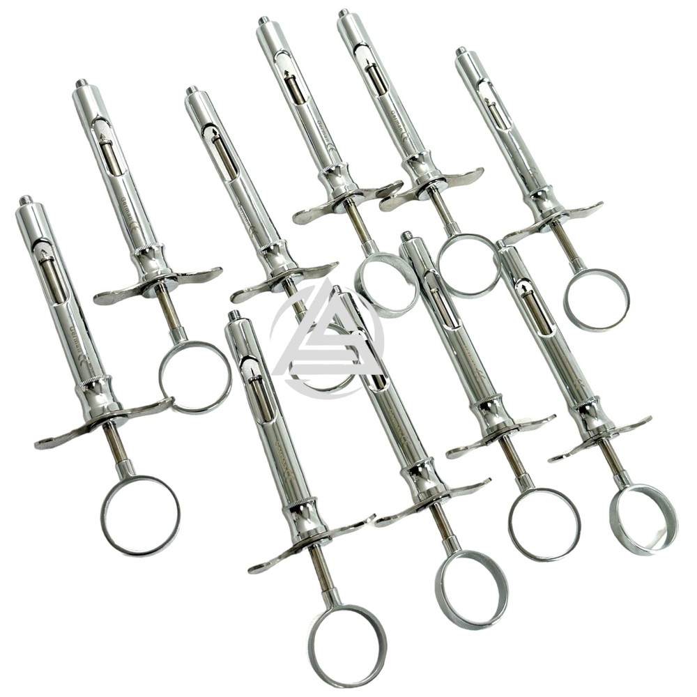 10 Premium Dental Anesthetic Syringe Self-Aspirating 1.8CC-Dental Instruments-A+