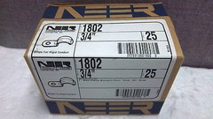 BOX OF 25 NEER O-Z / GEDNEY 3/4″ CONDUIT STRAPS 1802 NEW 1802