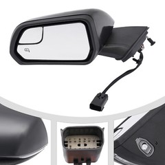 Side View Door Mirror Driver Left Side Power Mirror For 2015-2020 Ford Mustang