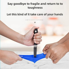 10/20/50/100PCS Blue Nitrile Gloves Disposable Waterproof Blue Gloves Kitchen Di