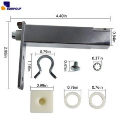 2Pack TOP Door Hinge Cartridge Fits for True Both (870837 Right & 870838 Left Si