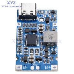 2S 3S 4S BMS 4.5V-15V 18W 2A Li Li-ion Battery Charging Module Type-C USB