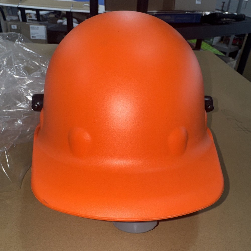 Honeywell Roughneck P2HNQ Orange Hard Hat Type 1 Class C Ratchet Suspension NEW