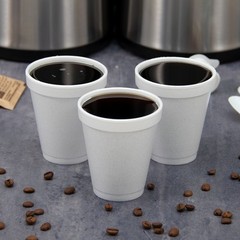 Dart 6J6 6 oz White Foam Cups J-Cup Insulated Drink Cup Case of 1,000