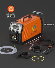 HITBOX 200APro Double Pulse MIG Welder 3IN1 Aluminum MIG TIG MMA Welding Machine