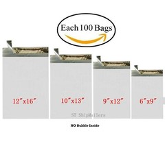 400 Combo Poly Mailers Envelope Each 100 6×9 9×12 10×13 12×16 – ST ShipMailers