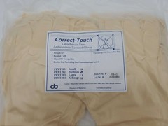 CTI Cleanroom Latex Gloves 12 in Size Medium Non-Sterile Class 100 Pack of 100