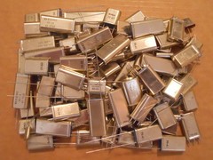 XTAL 4.000000 MHz Lot of (10) Crystal Oscillators NEW RARE VINTAGE Ham Military