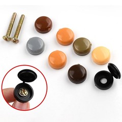 Hinged Screw Cover Caps Colorful Plastic Decorative Cover for M4 M6 Screws Heads