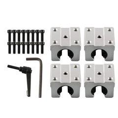 LABLT W/ 4× SBR12UU Square Type Bearings Block 2× SBR12-1500mm Linear Shaft Rail