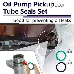 10 PCS Oil Pump Pickup Tube Seals Compatible with Engines 4.8, 5.3, 5.7, 6.0, 6.