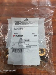 Burndy TMH272 Durium Silicone Bronze Hex Bolt Hardware Kit 1/2″ x 1-1/2″ 049065
