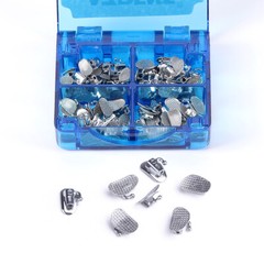80pcs Tubos Bucales Individuales Ortodoncia Dental Roth Mbt 0.022 1st/2nd Molar