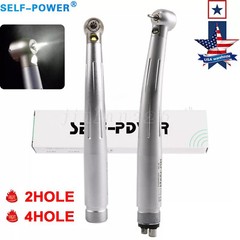 E-Type Dental High Speed LED Handpiece Standard Head Push 2/4Hole CE