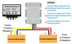 20A 100W Converter DC 12V 24V Step Down to DC 5V Voltage Regulator Waterproof