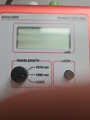 THORLABS EVOA1550F Electronic Variable Optical Attenuator with Power Lock, FC/PC