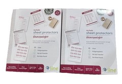 C-Line No hole Sheet Protectors Clear (8 1/2 x 11) 25 Per Box