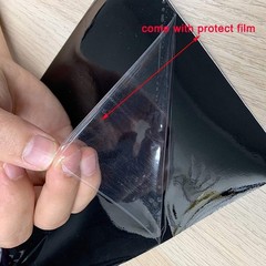 Share 2″ x 30 Ft High Gloss Vinyl Tape for Black Out Chrome Delete Window Trim