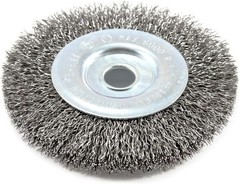 Coarse Wire Wheel Brush 4-Inch x .012-Inch for Rust Removal & Surface Cleaning