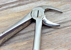 C. ASH & Sons Dental Forceps #33 EP4-46 Pliers Extraction Tool England Vintage