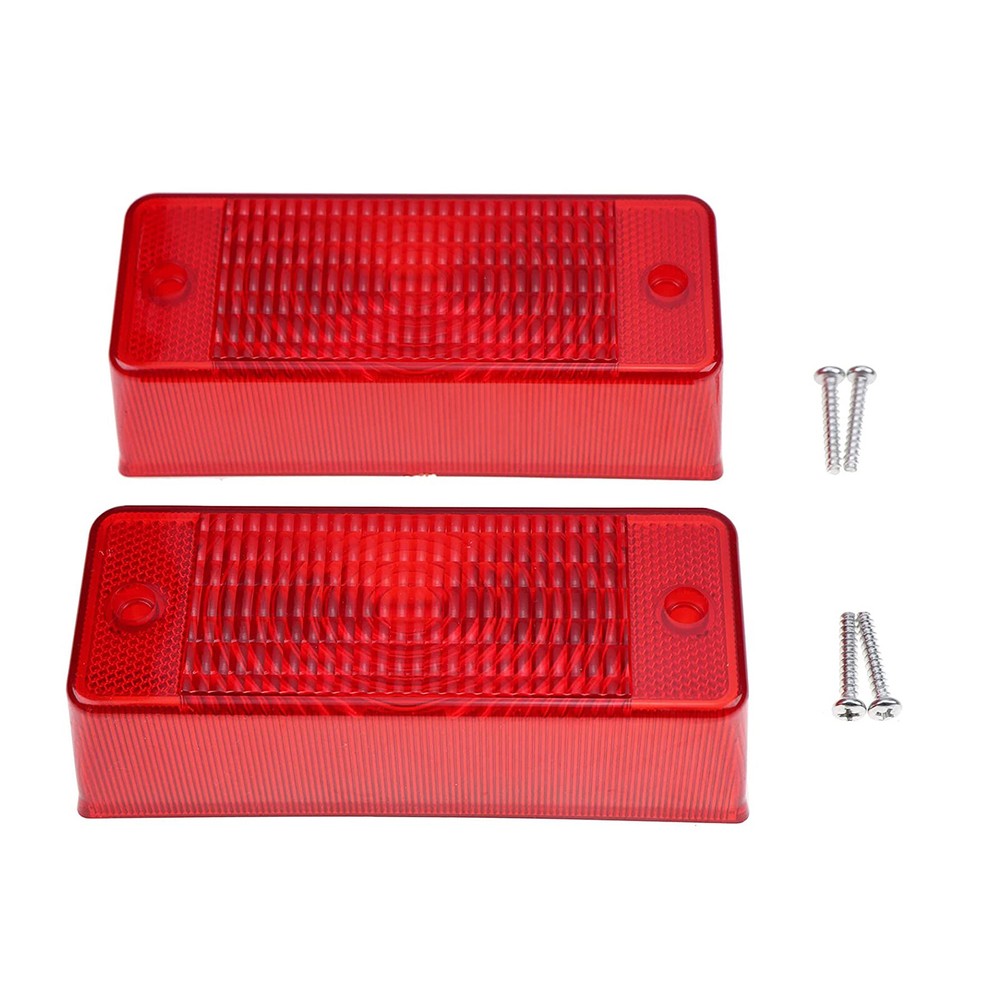 2pcs 6672276 Red Tail Light Lens For Bobcat T190 T200 T250 T300 T320 T450 T550