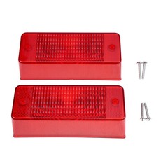 2pcs 6672276 Red Tail Light Lens For Bobcat T190 T200 T250 T300 T320 T450 T550