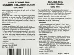 NEW Lot Of (4) Caulk-Away & Caulk-Rite Caulk Removal & Beading Tools 2 Pair