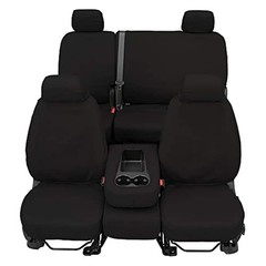 Covercraft-SS8489PCCH Polycotton Seat Saver Custom Seat Covers, Charcoal