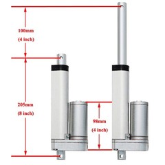 100mm 4″ Linear Actuator DC 12V Heavy Duty 4Inch Stroke 330 Pound Max Lift Motor