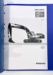 VOLVO EC330B EC360B Excavator Service Manuals 4 Volumes 1:4, 2:4, 3:4, 4:4