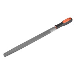 12″ Second Cut Grade High Carbon Hardened Steel Half Round File Handle