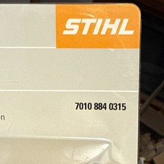 STIHL 7010 884 0315 Full Frame Safety Glasses Clear Lens Universal Size