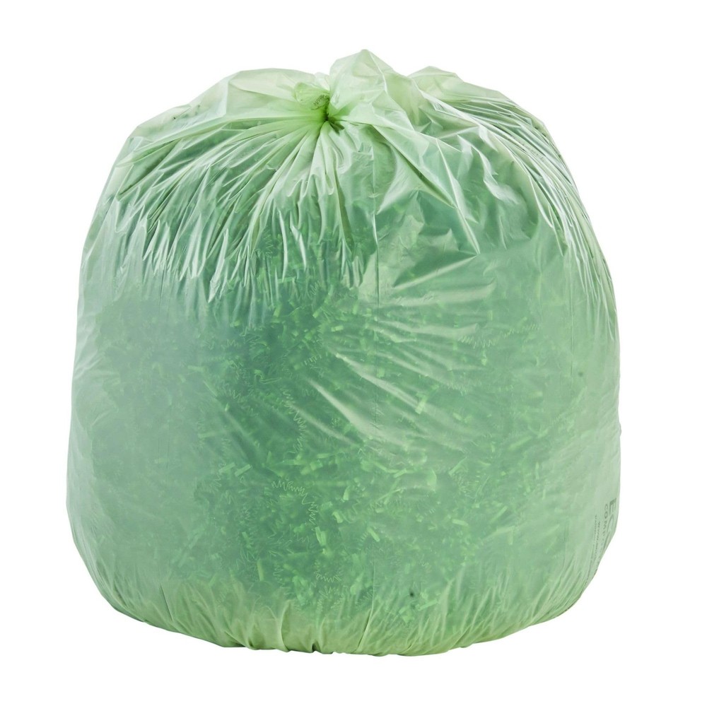 Stout By Envision Compostable Trash Bags 64 Gallon 48 X 60 30 Bags Per Case