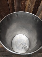 55 Gal Stainless Drum Barrel Open Head Top USED