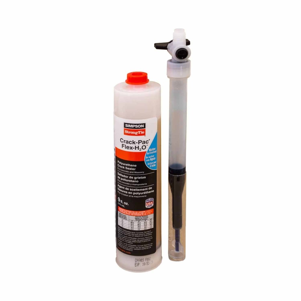 Simpson Anchors CPFH09 Crack-Pac Flex-H2O 9 oz Polyurethane Crack Sealer