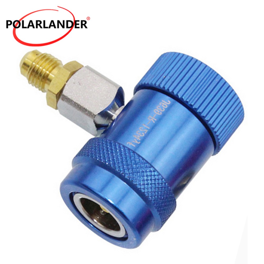 Low Side R1234yf Quick Coupler Connector Adapter 1/4″ Male AC Manifold Gauge Set