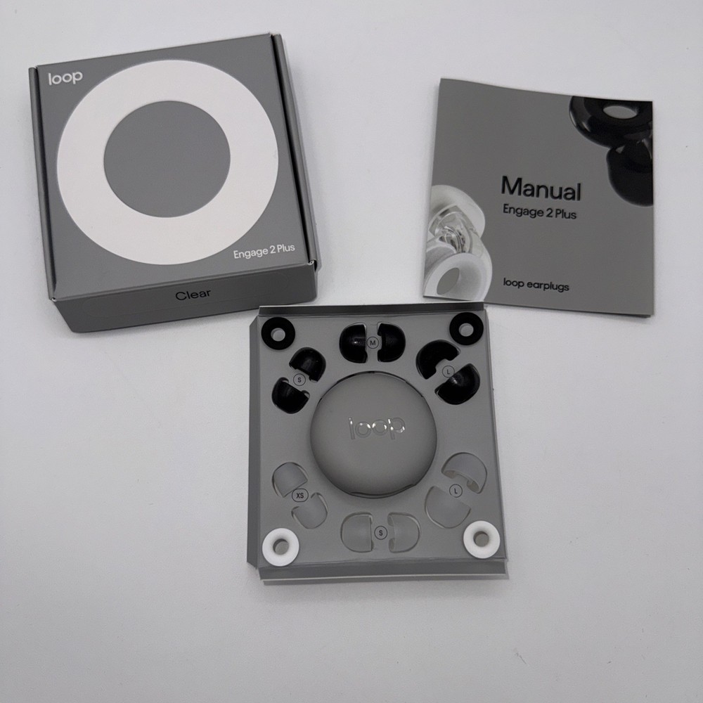 Loop (Engage 2 Plus) Ear Plugs 8-18 dB Noise Reduction for Conversation – Clear