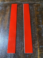 Red Retro Reflective Tape 2 strips 8″ x 1″