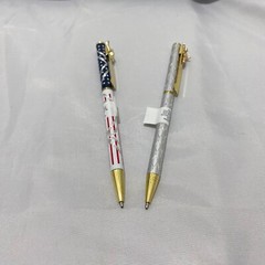 Aluminum Shaft Twist Pens His Her Eagle Angel Silver Red White Blue Set