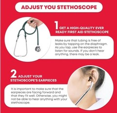 Stethoscope medical equipment mdf instruments Acoustica Lightweight Doctors
