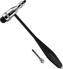 , Tromner Neurological Reflex Hammer with Built-In Brush for Cutaneous and Super